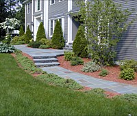 Walkway & Steps, Planters, Brookline, MA